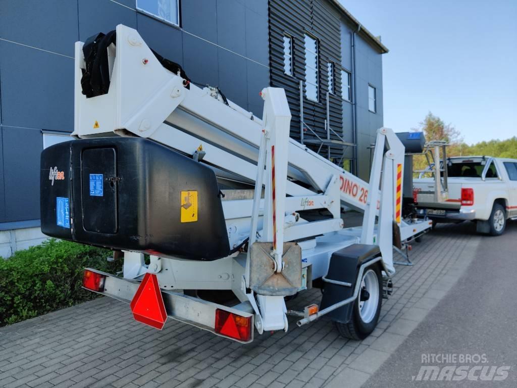 Dino 260 XTD Skylift المنصات الهوائية المثبتة على مقطورة