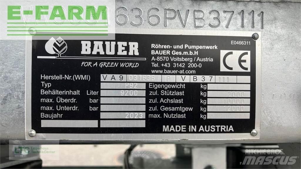 Bauer p 92 ماكينات وملحقات تسميد أخرى