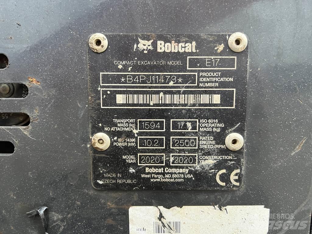 Bobcat E17 حفارات صغيرة أقل من 7 طن (حفارات صغيرة)