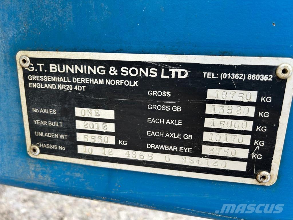 Bunning - GT MSL120 معدات توزيع السماد العضوي