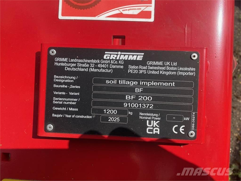 Grimme BF200 ماكينات زراعية أخرى
