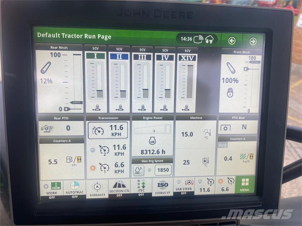 John Deere 6250R الجرارات