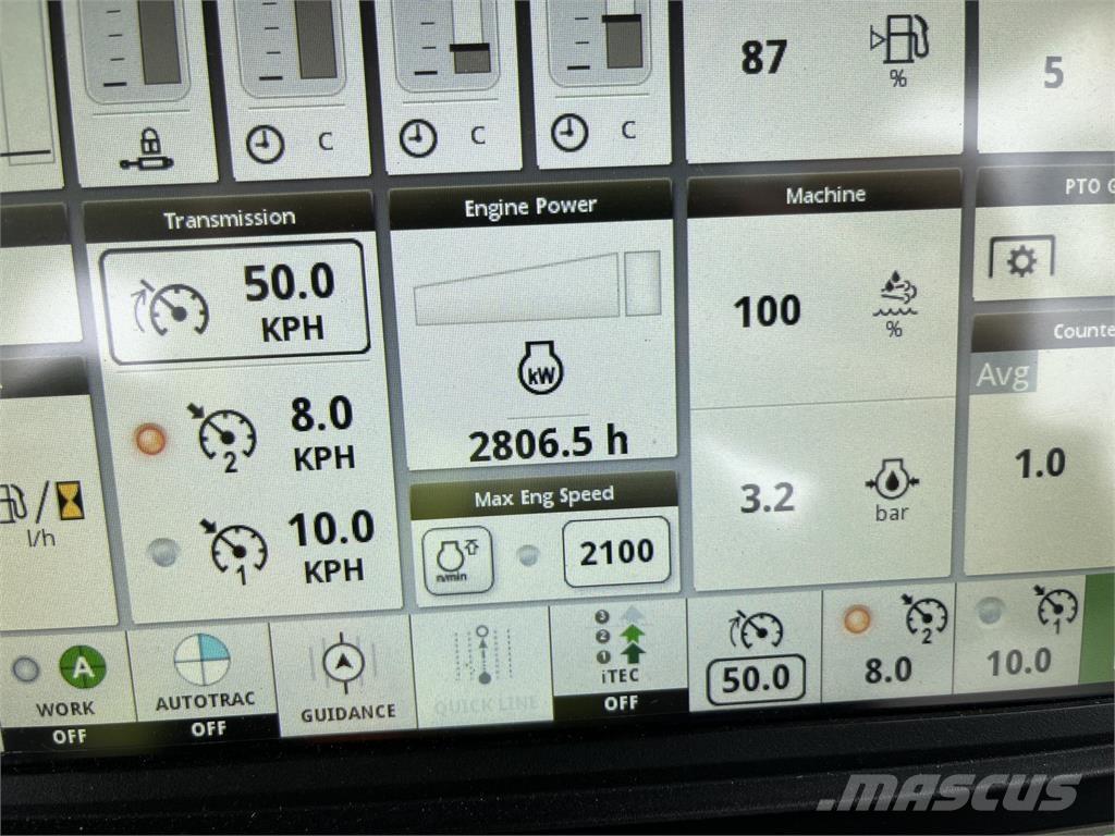 John Deere 6R155 الجرارات