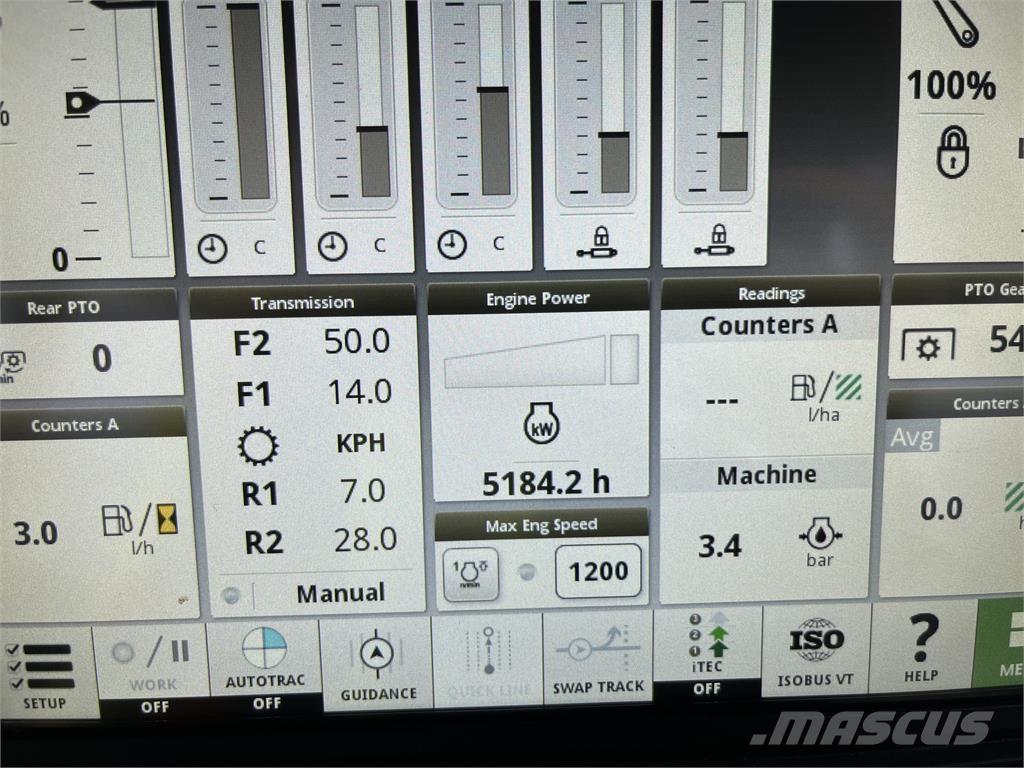 John Deere 6R185 الجرارات