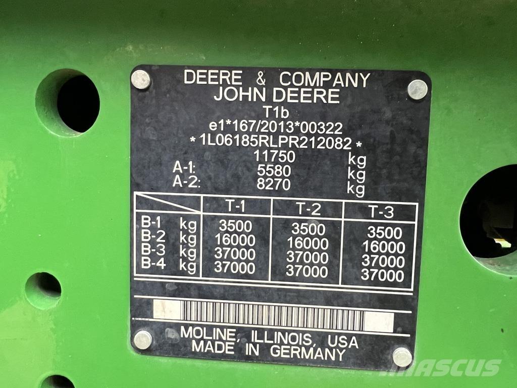 John Deere 6R185 الجرارات