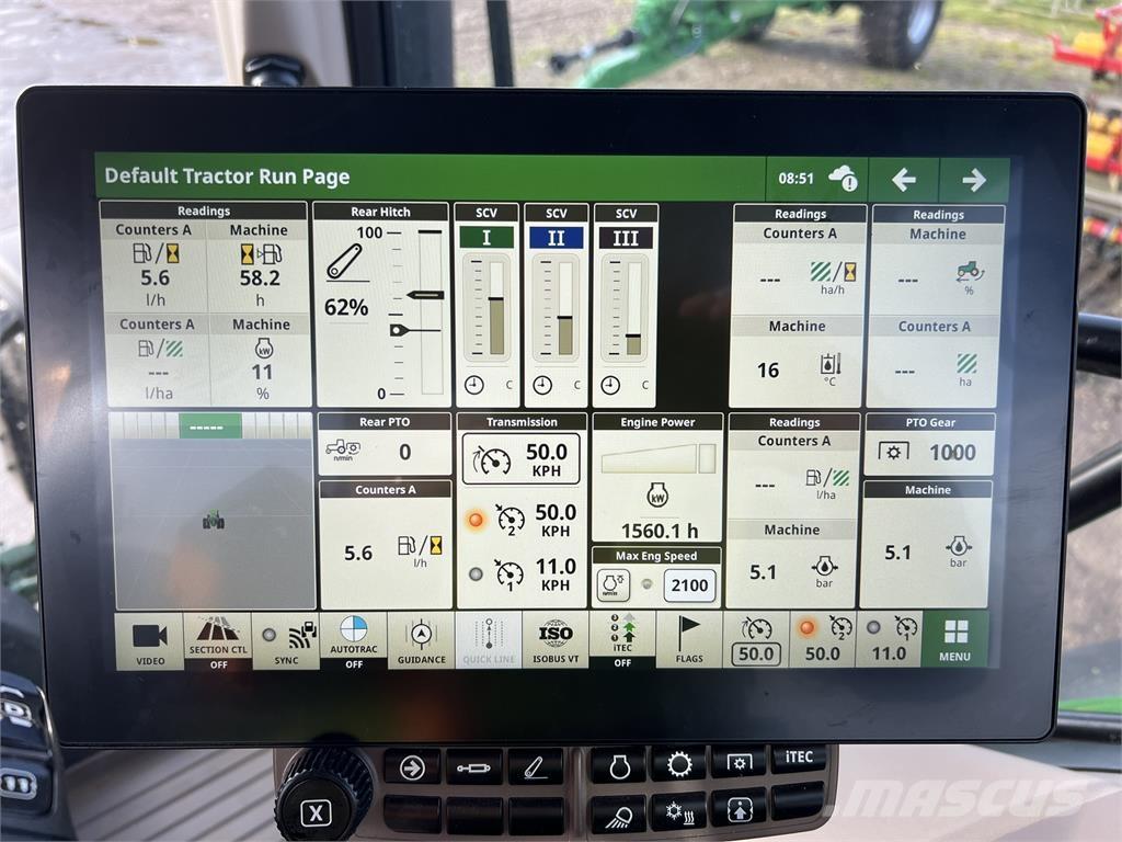 John Deere 6R185 الجرارات