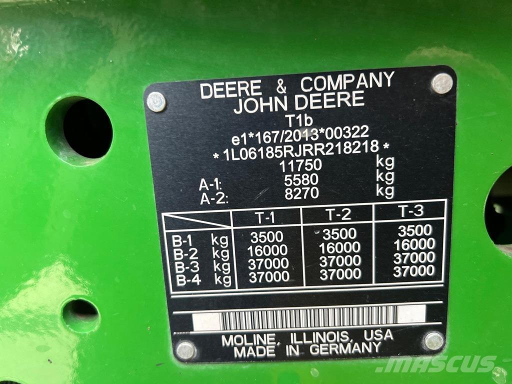 John Deere 6R185 الجرارات