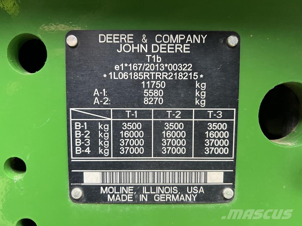 John Deere 6R185 الجرارات