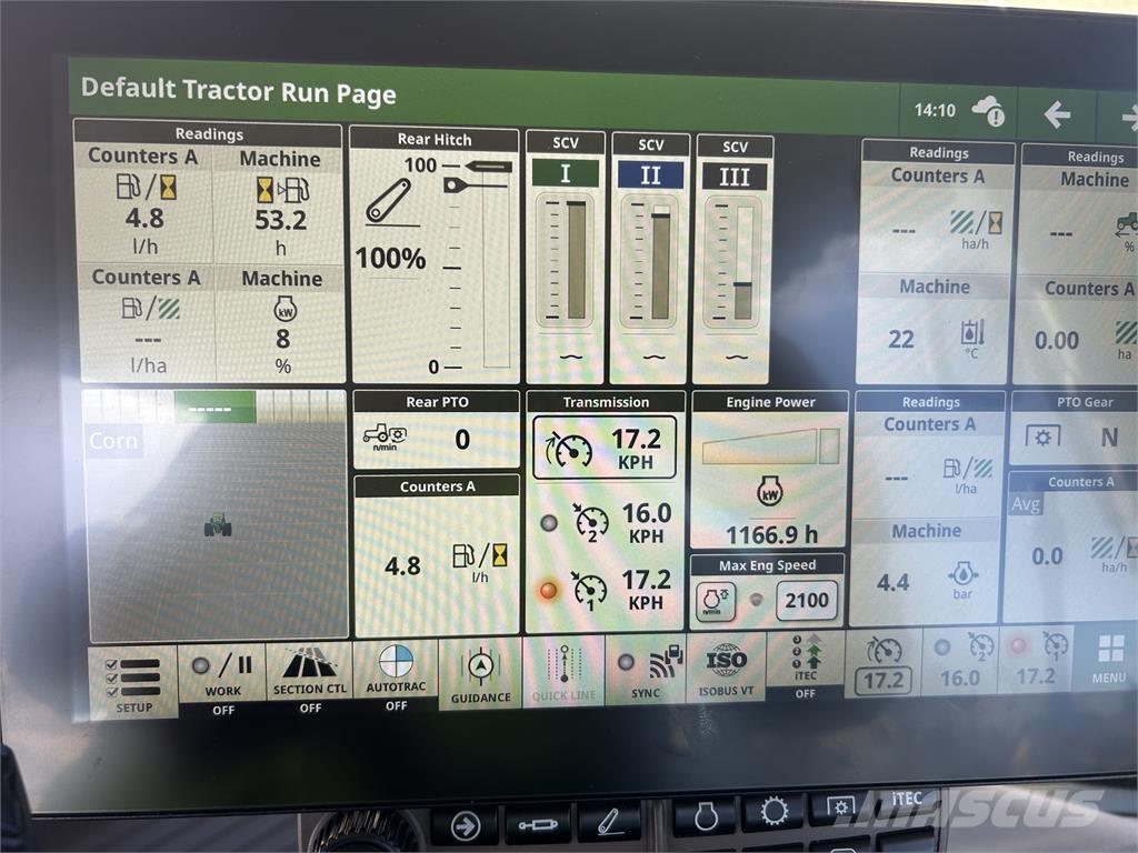 John Deere 6R185 الجرارات