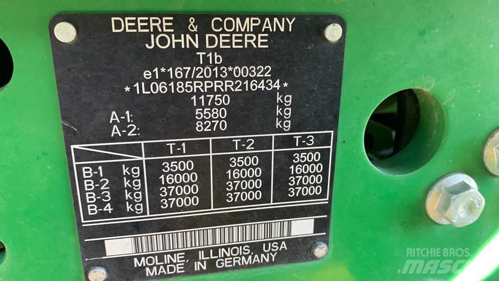 John Deere 6R185 الجرارات