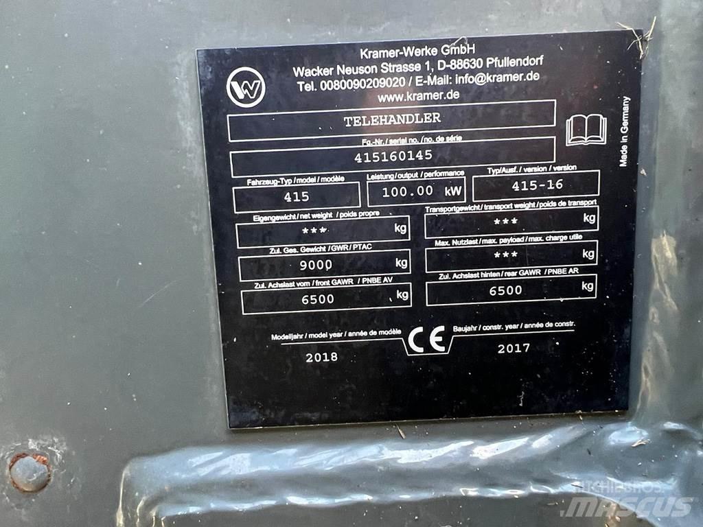 Kramer KT357 معدات مناولة لأغراض الزراعة