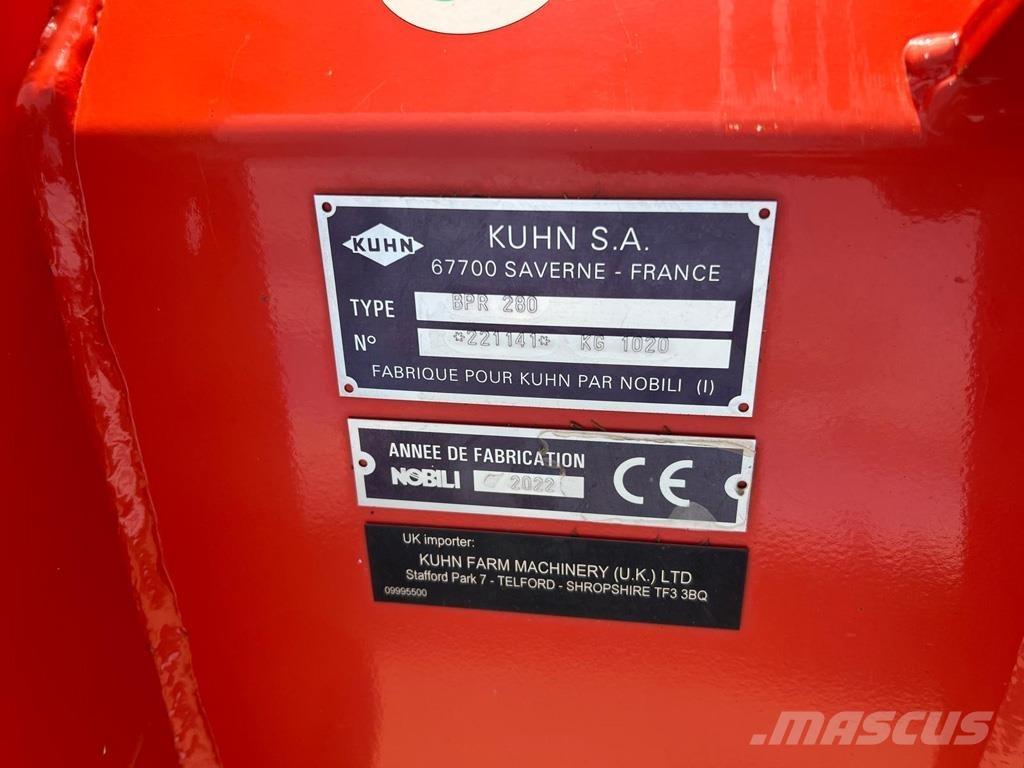 Kuhn BPR280 RH جزازات وأغطية المراعي