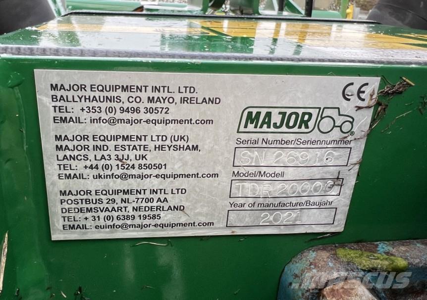 Major TDR20000 جزازات وأغطية المراعي