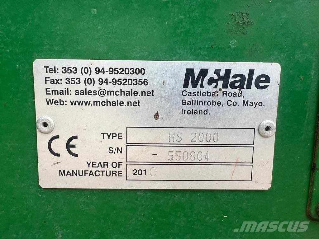 McHale HS2000 جزازات وأغطية المراعي