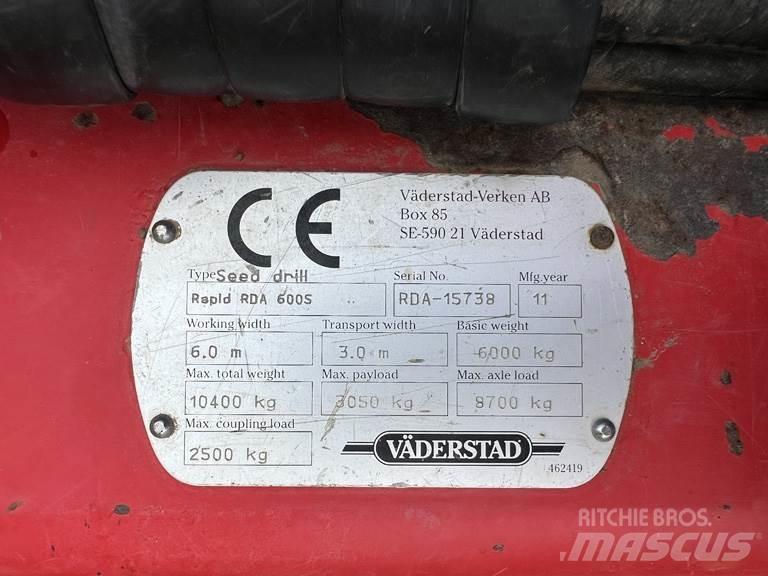Väderstad RDA600S مثاقيب