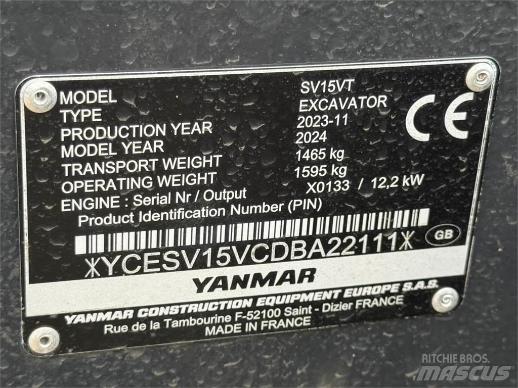 Yanmar SV15VT حفارات وسط 7 طن - 12 طن