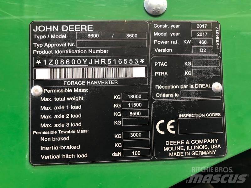 John Deere 8600 ماكينات زراعية أخرى
