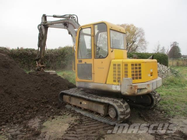 Volvo EC 70  ECR 88 حفارات وسط 7 طن - 12 طن