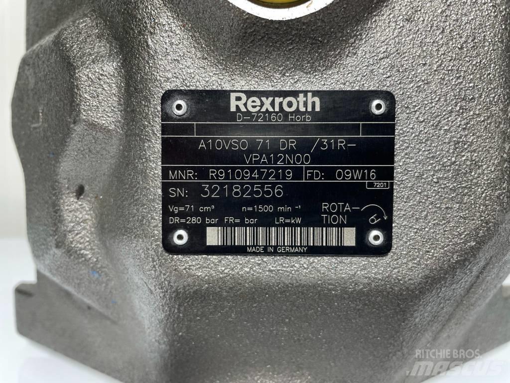 Rexroth A10VSO71DR هيدروليات