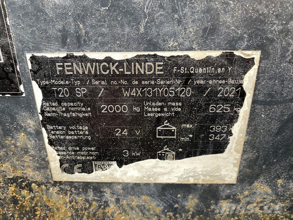 Linde T20SP رافعة منخفضة المستوى ذات منصة