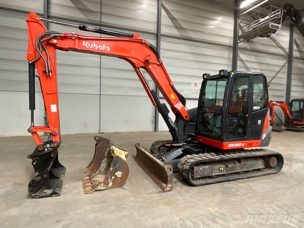 Kubota KX 080-4 حفارات وسط 7 طن - 12 طن
