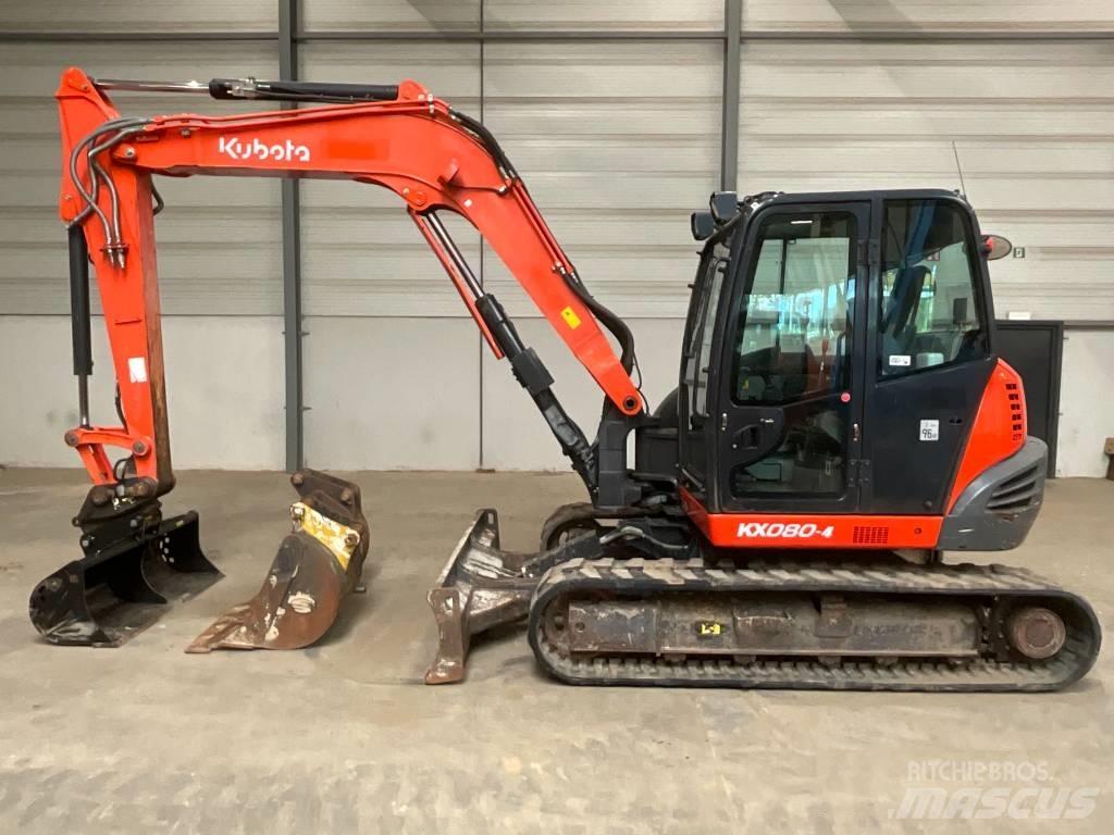 Kubota KX 080-4 حفارات وسط 7 طن - 12 طن