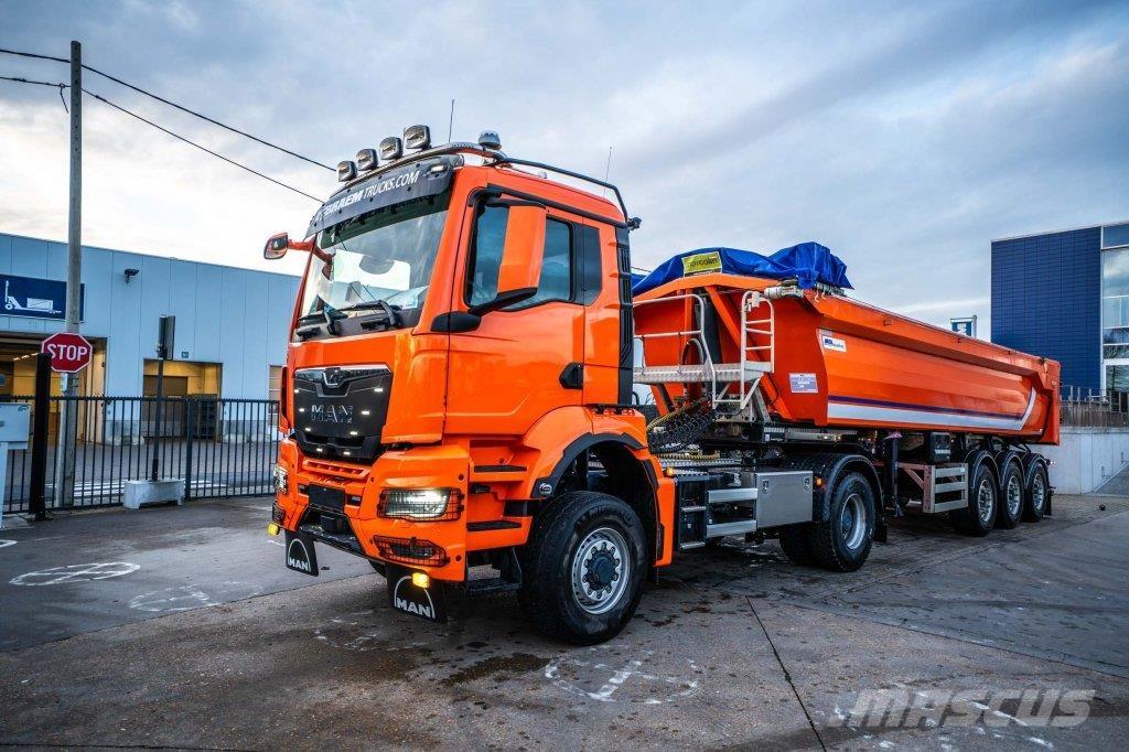 MOL 10 CLVN نصف مقطورات قلابة