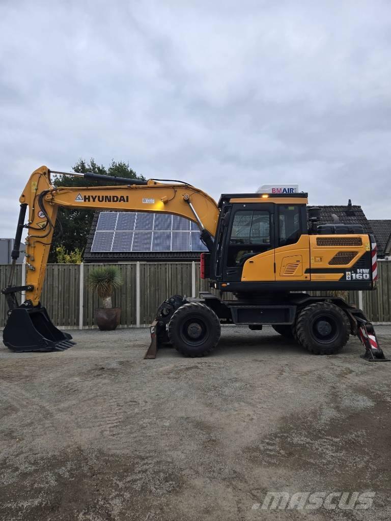 Hyundai HW 160 حفارات بعجل