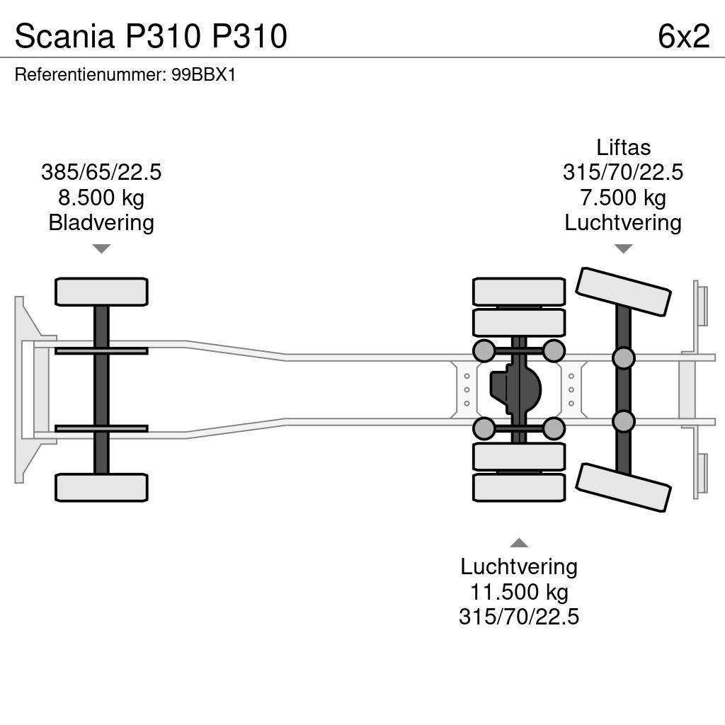 Scania P310 P310 شاحنات المخلفات