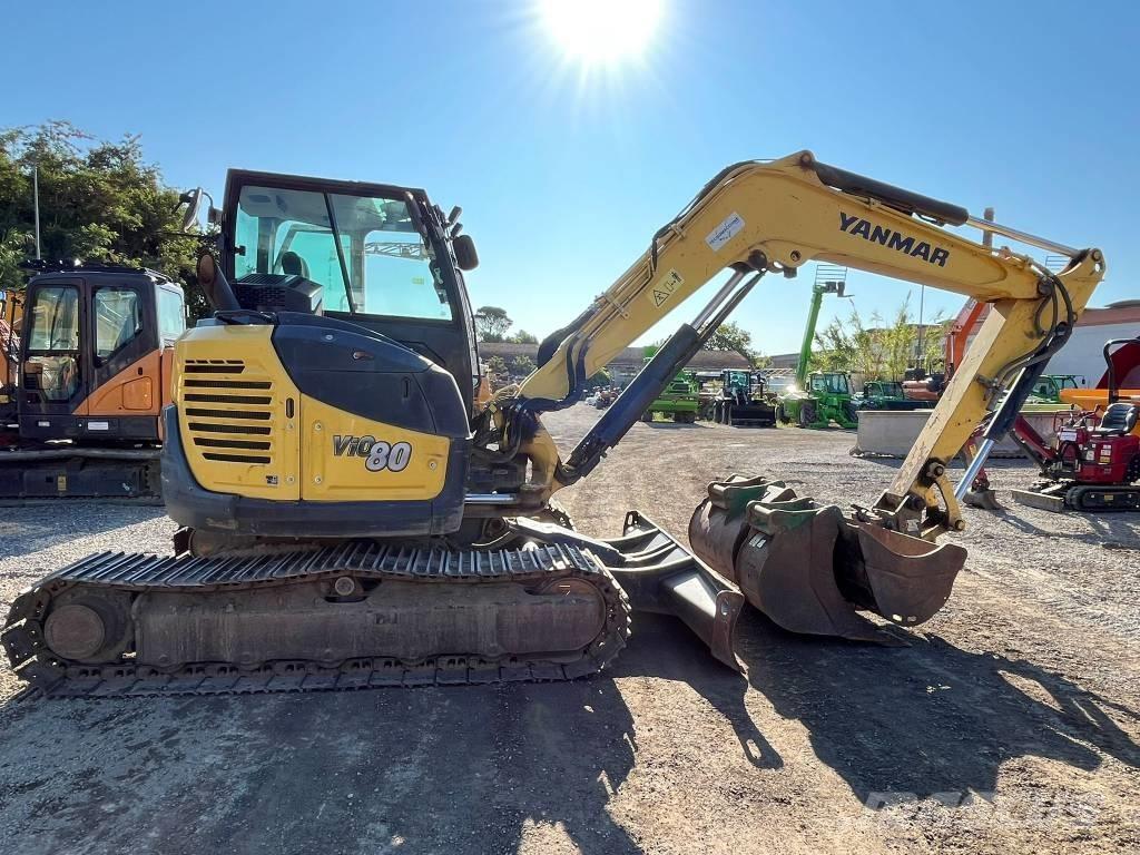 Yanmar Vio 80-1A حفارات وسط 7 طن - 12 طن