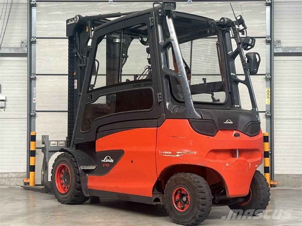 Linde E 50HL-01 شاحنات ذات رافعات شوكية تعمل بالكهرباء