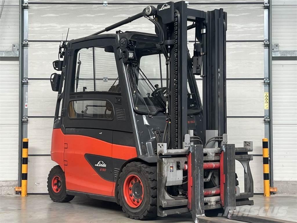 Linde E 50HL-01 شاحنات ذات رافعات شوكية تعمل بالكهرباء