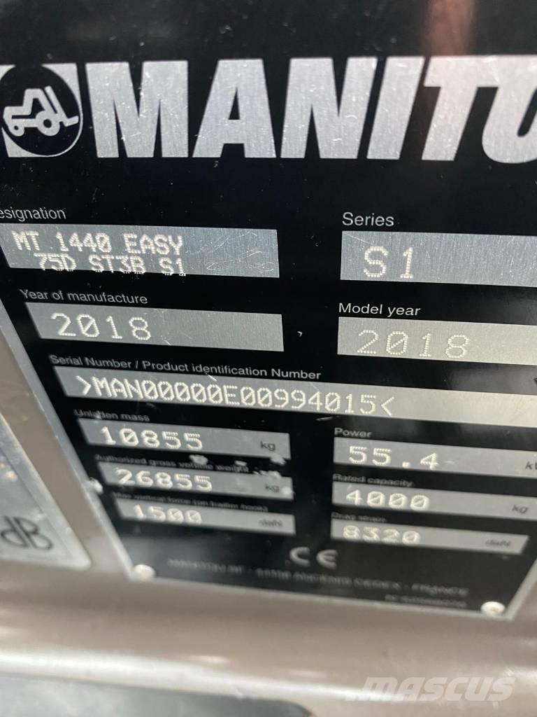 Manitou MT 1440 مناولات متداخلة