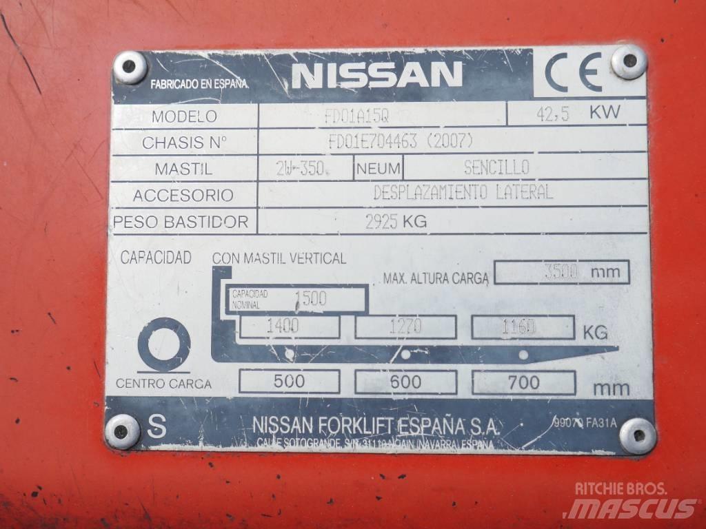 Nissan FD01 A 15 Q شاحنات الديزل