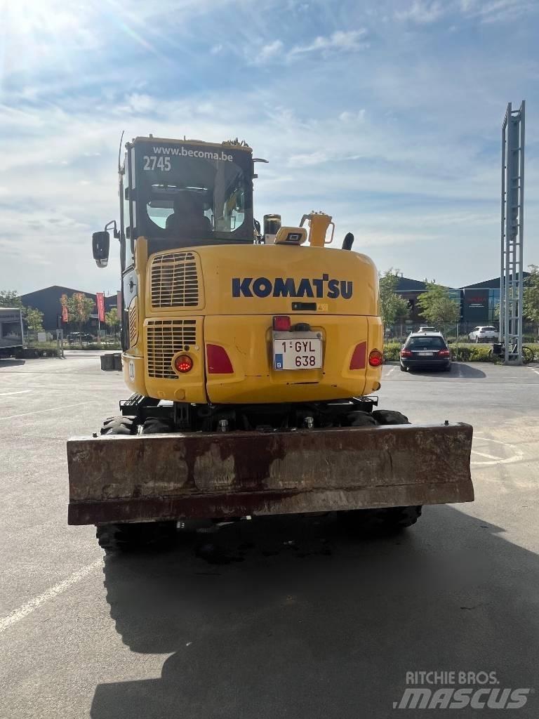Komatsu PW98MR-10 حفارات بعجل