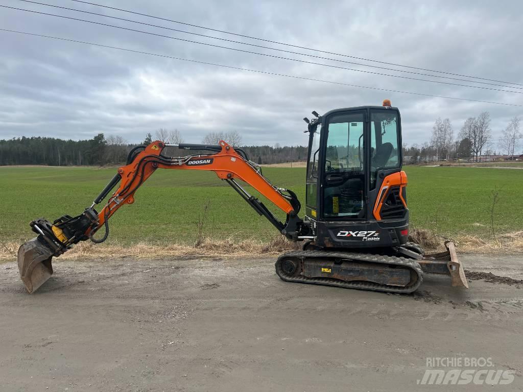 Doosan DX27 حفارات صغيرة أقل من 7 طن (حفارات صغيرة)