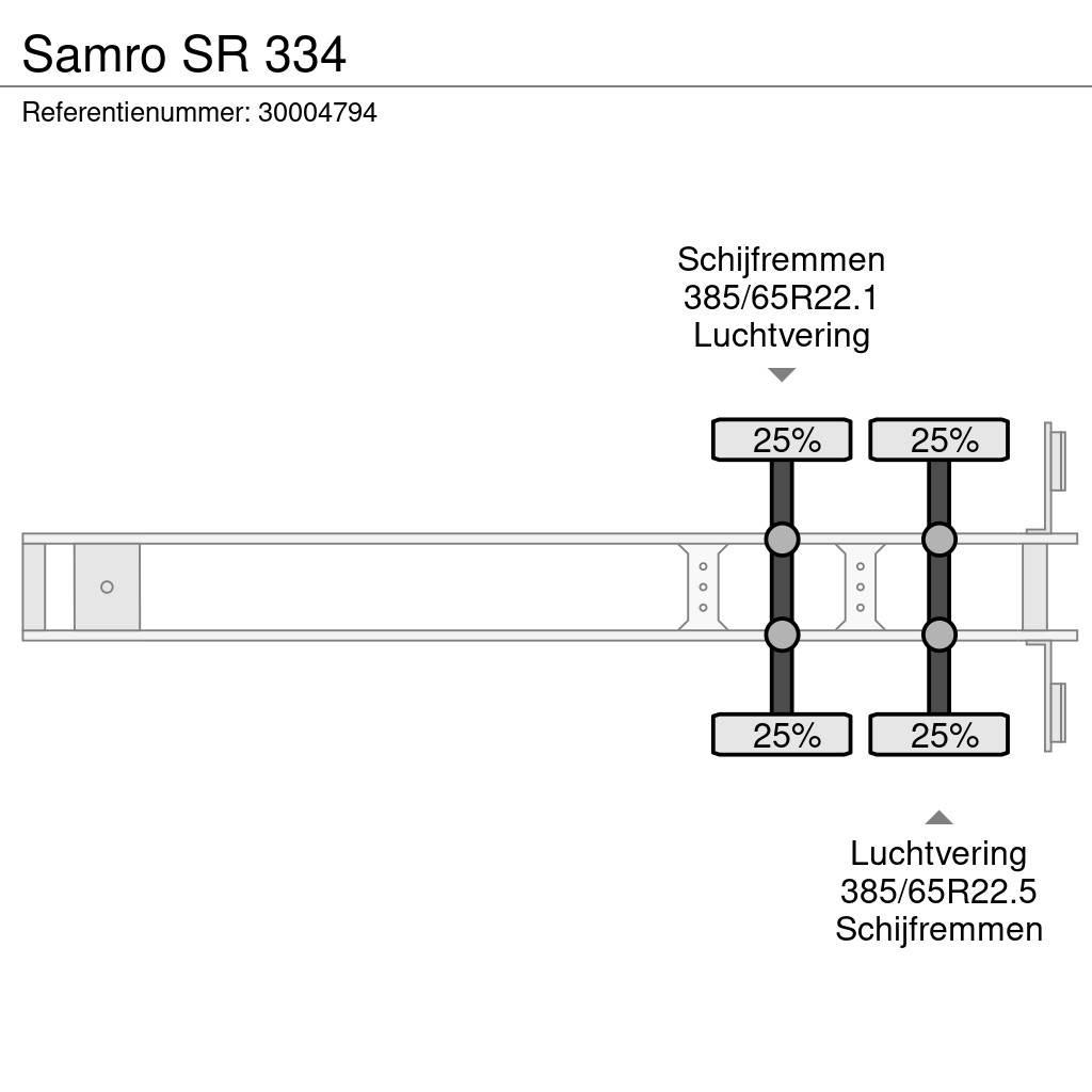 Samro SR 334 نصف مقطورات ذات هيكل صندوقي