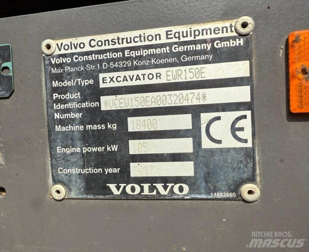 Volvo EWR150E حفارات بعجل