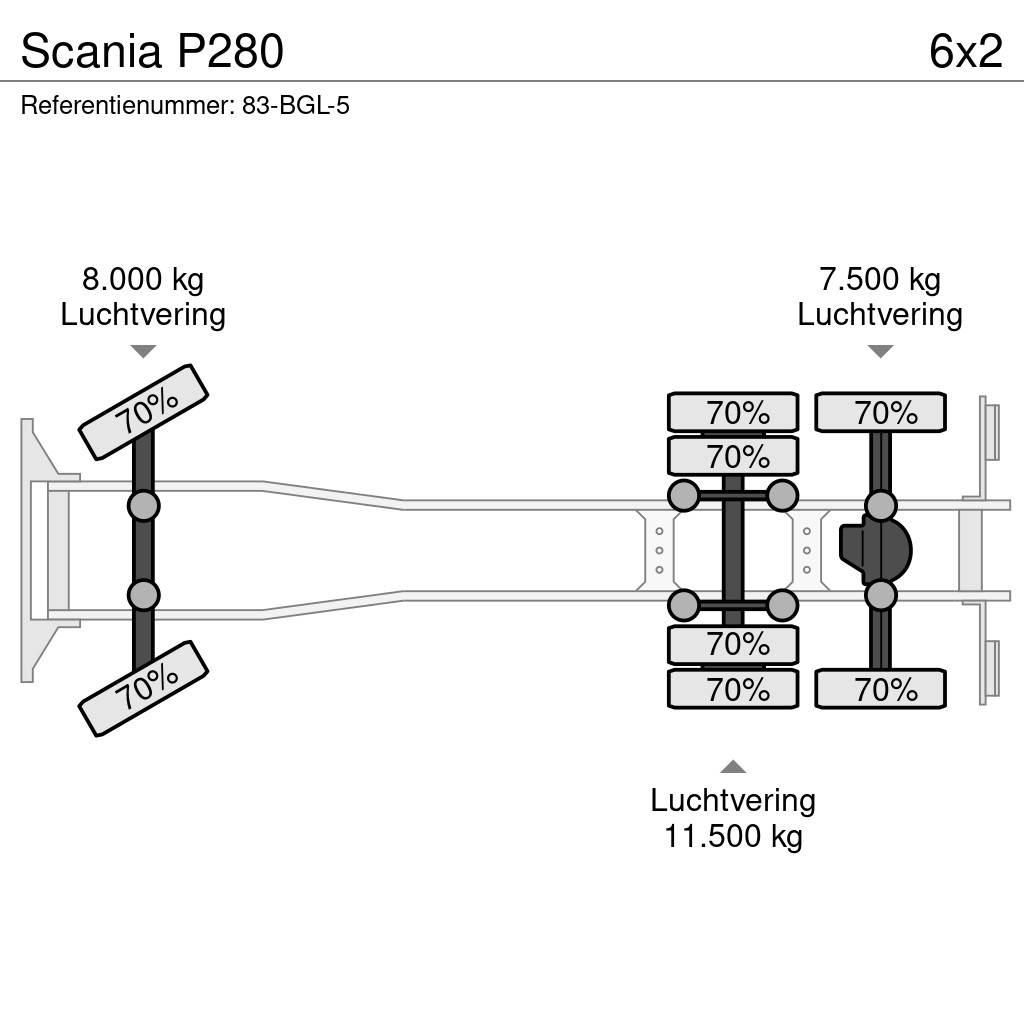 Scania P280 شاحنات بمقصورة وهيكل
