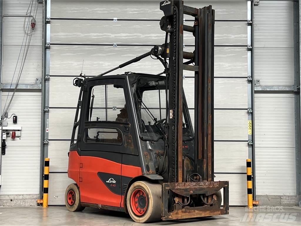 Linde E 40/600 HL شاحنات ذات رافعات شوكية تعمل بالكهرباء