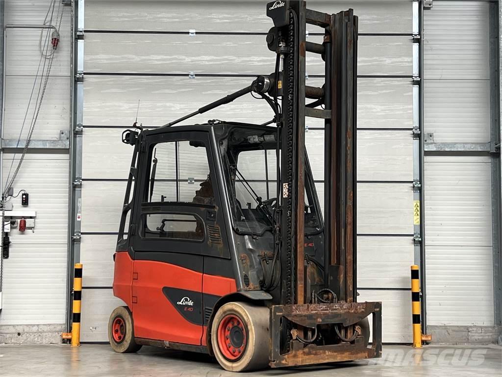 Linde E 40/600 HL شاحنات ذات رافعات شوكية تعمل بالكهرباء