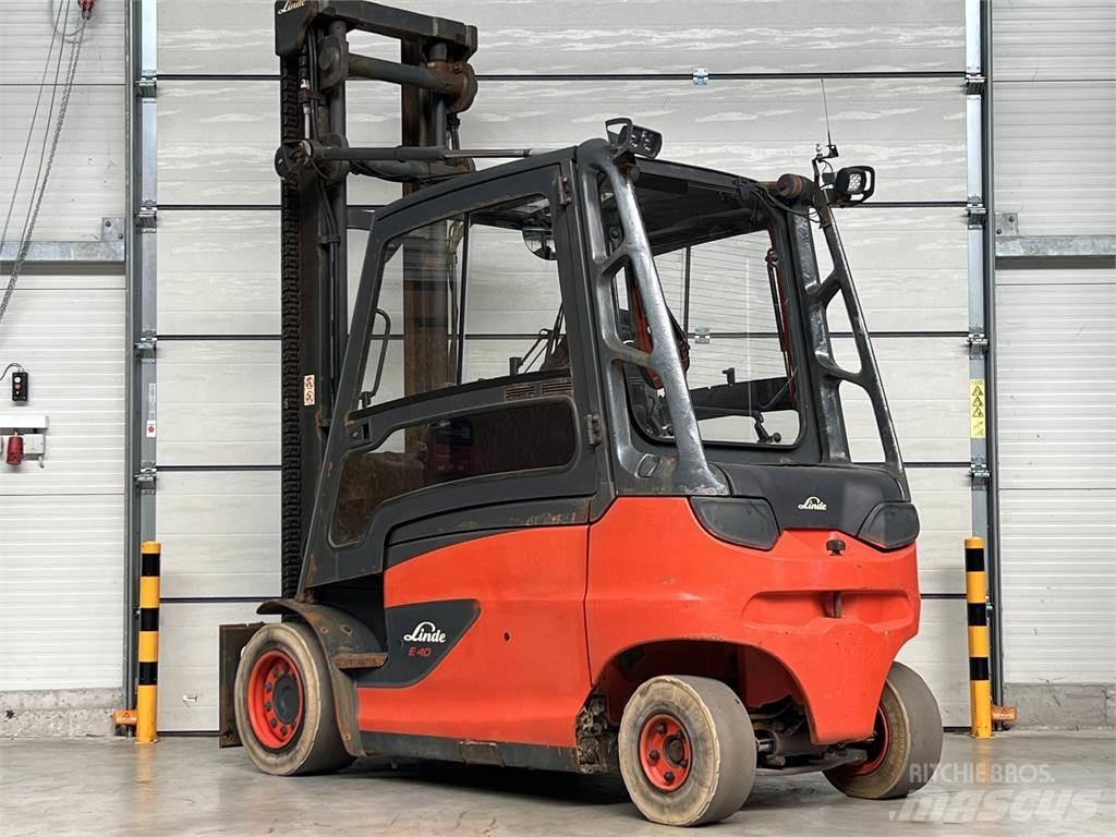 Linde E 40/600 HL شاحنات ذات رافعات شوكية تعمل بالكهرباء