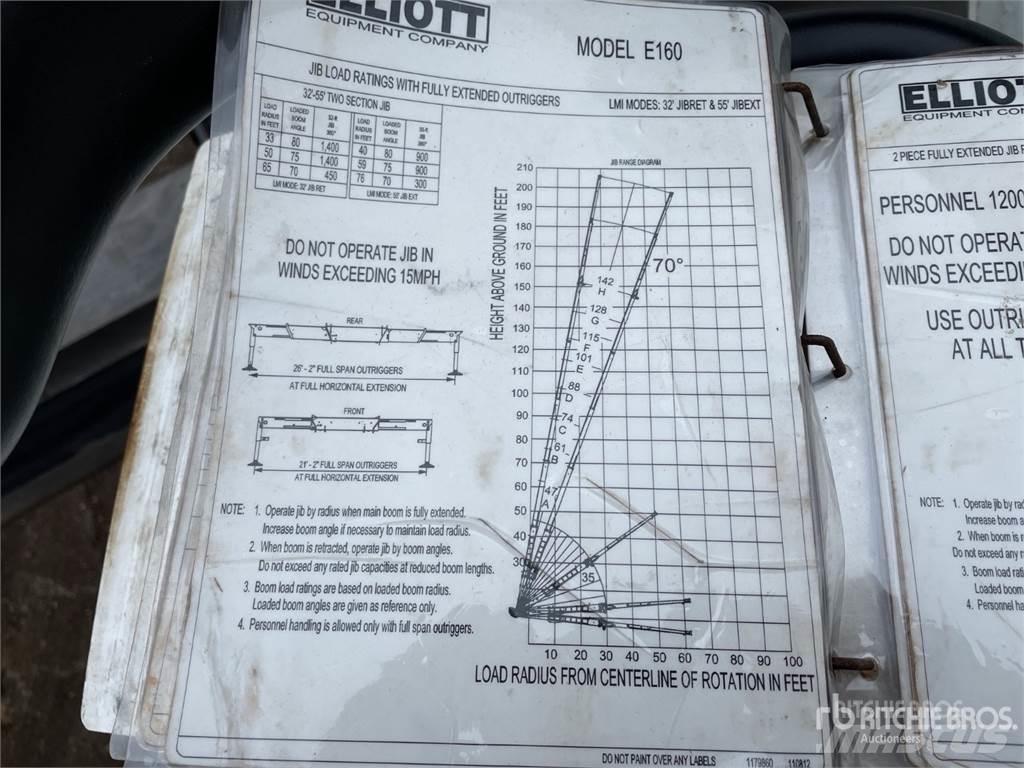 Elliott E160 شاحنات الرافعات