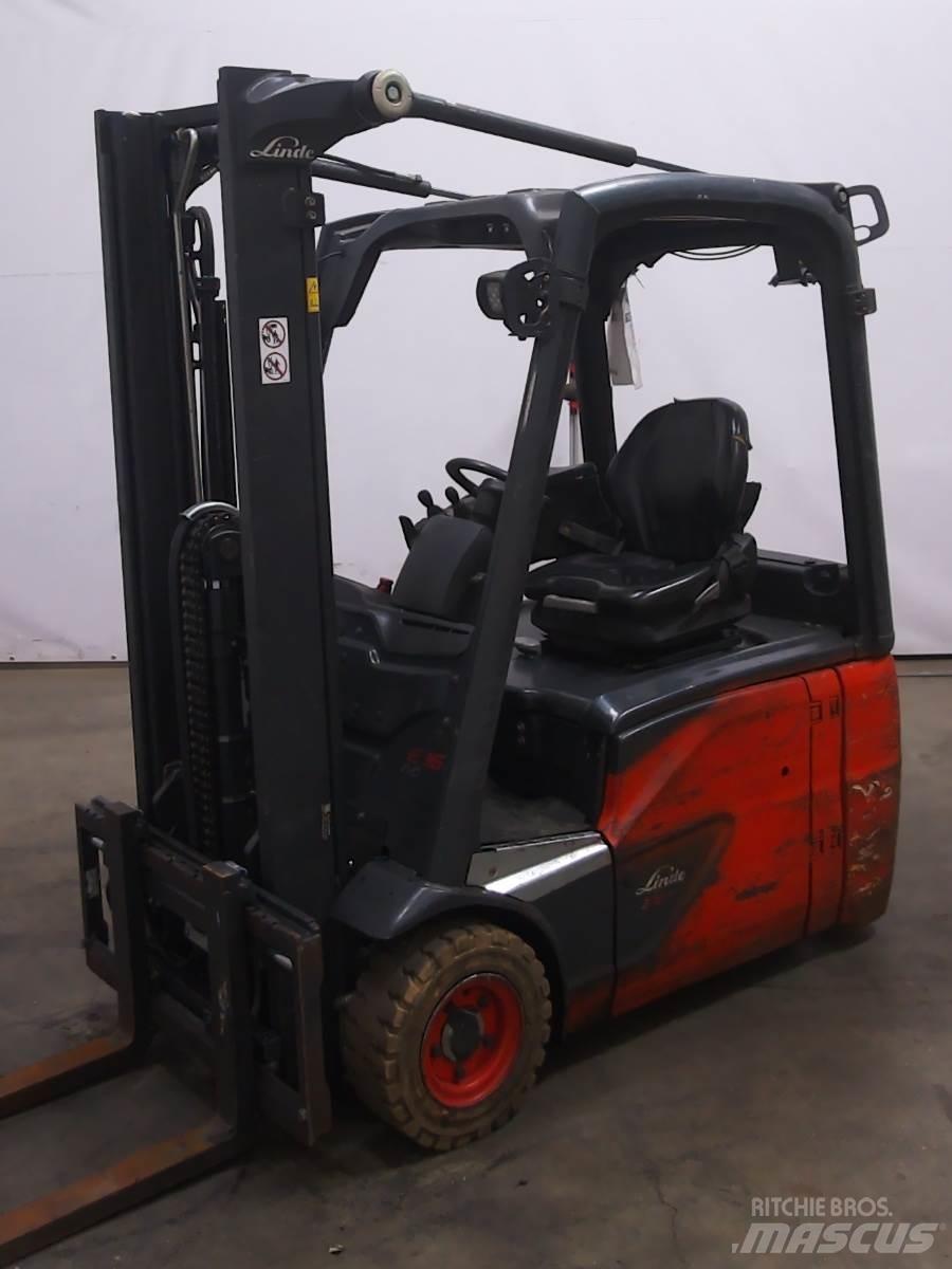 Linde E16-02 شاحنات ذات رافعات شوكية تعمل بالكهرباء
