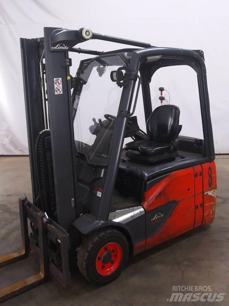 Linde E16-02 شاحنات ذات رافعات شوكية تعمل بالكهرباء