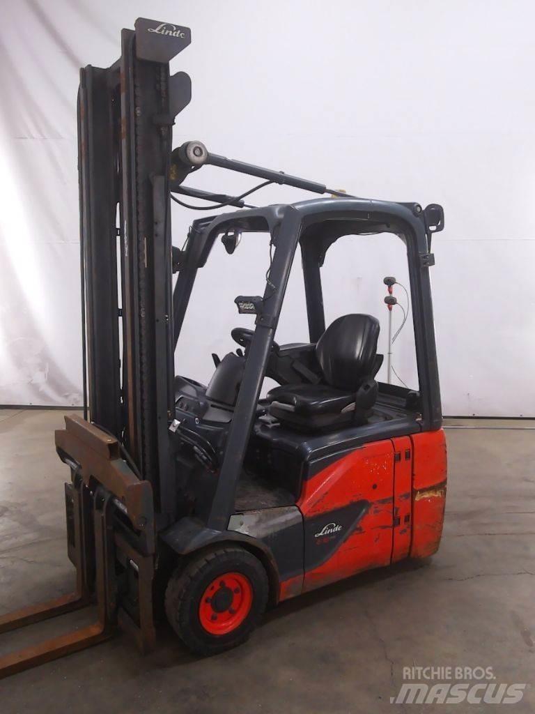 Linde E16C-02 شاحنات ذات رافعات شوكية تعمل بالكهرباء
