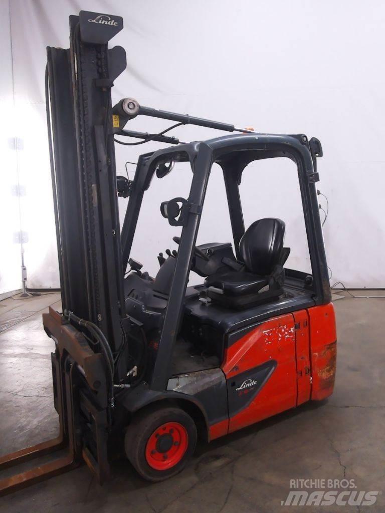 Linde E16C-02 شاحنات ذات رافعات شوكية تعمل بالكهرباء