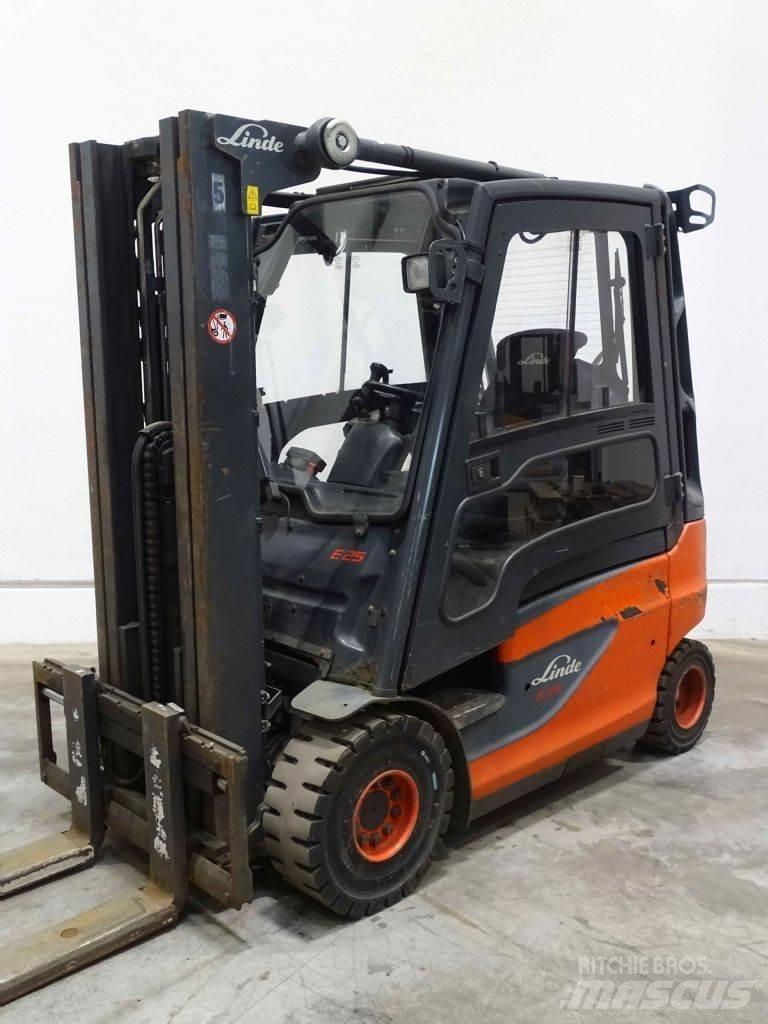Linde E25-01 شاحنات ذات رافعات شوكية تعمل بالكهرباء