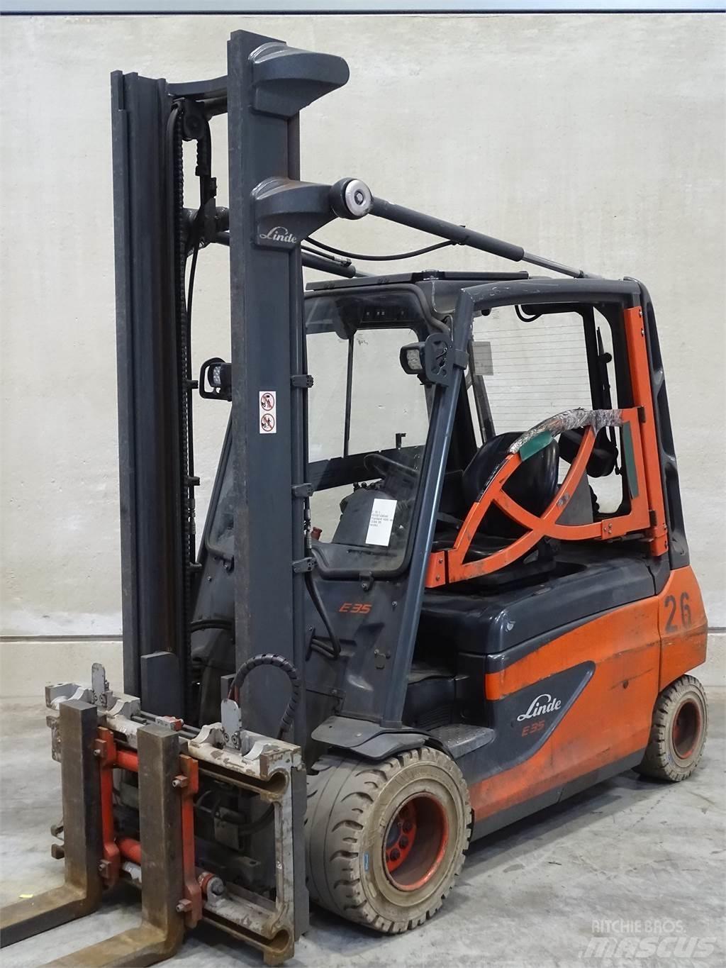 Linde E35L شاحنات ذات رافعات شوكية تعمل بالكهرباء