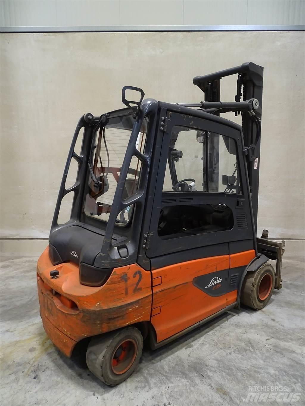 Linde E35L-01 شاحنات ذات رافعات شوكية تعمل بالكهرباء